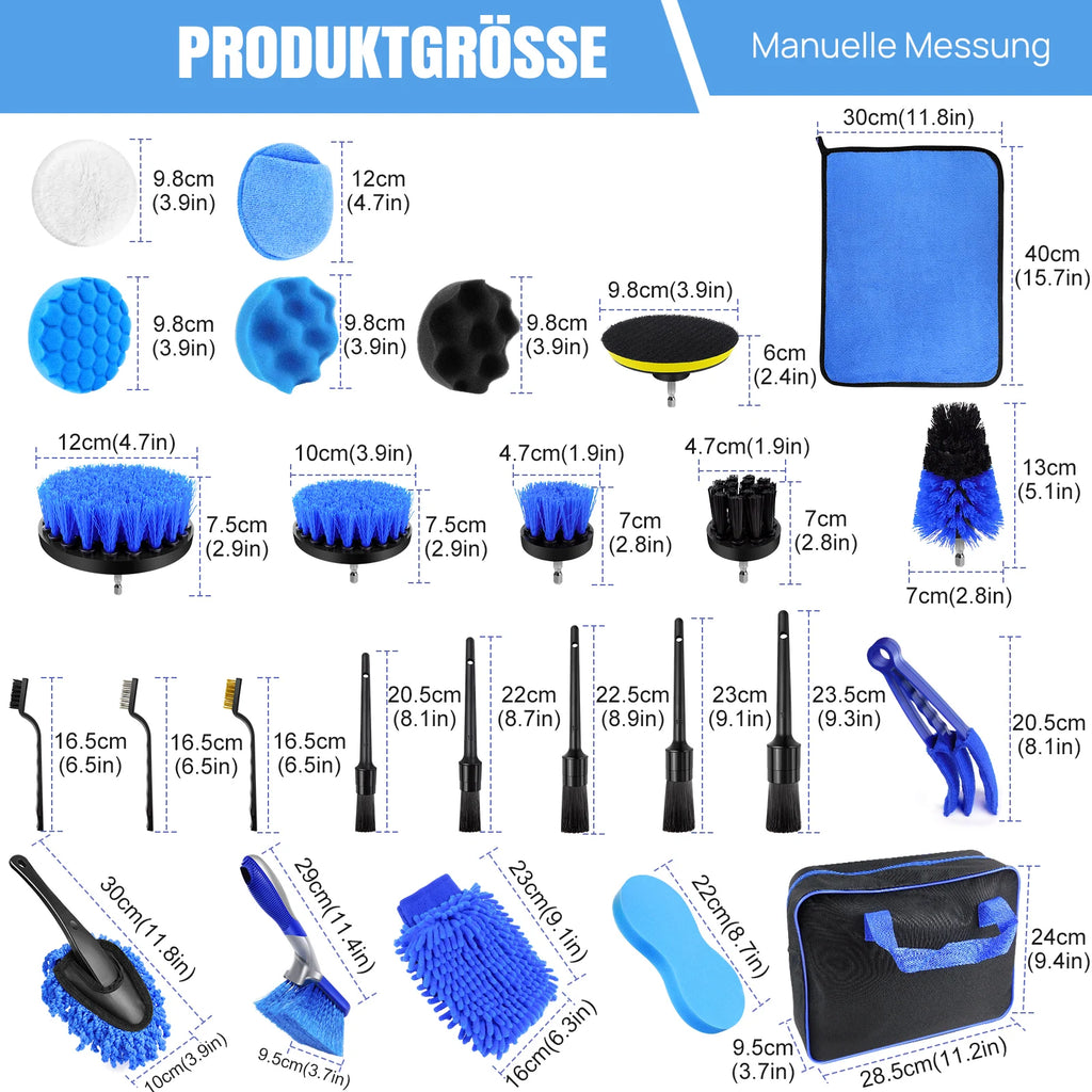 Kit de pinceaux pour nettoyage
