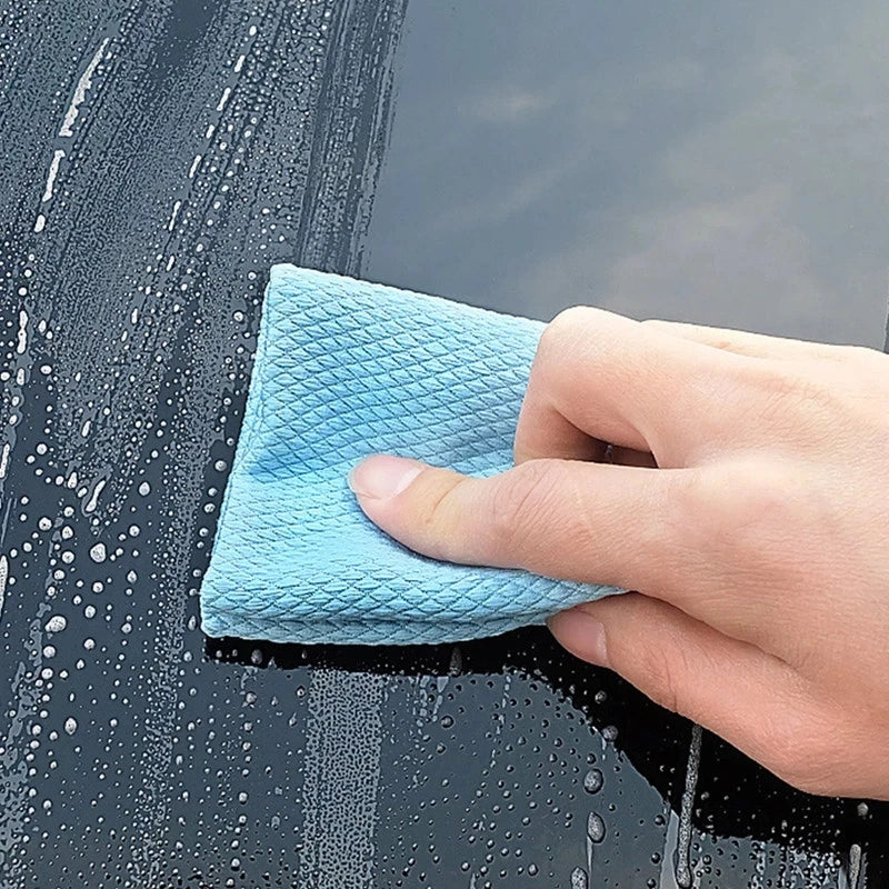 Microfibre gaufrée pour vitre