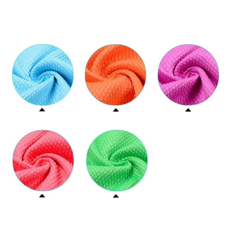 Microfibre gaufrée pour vitre