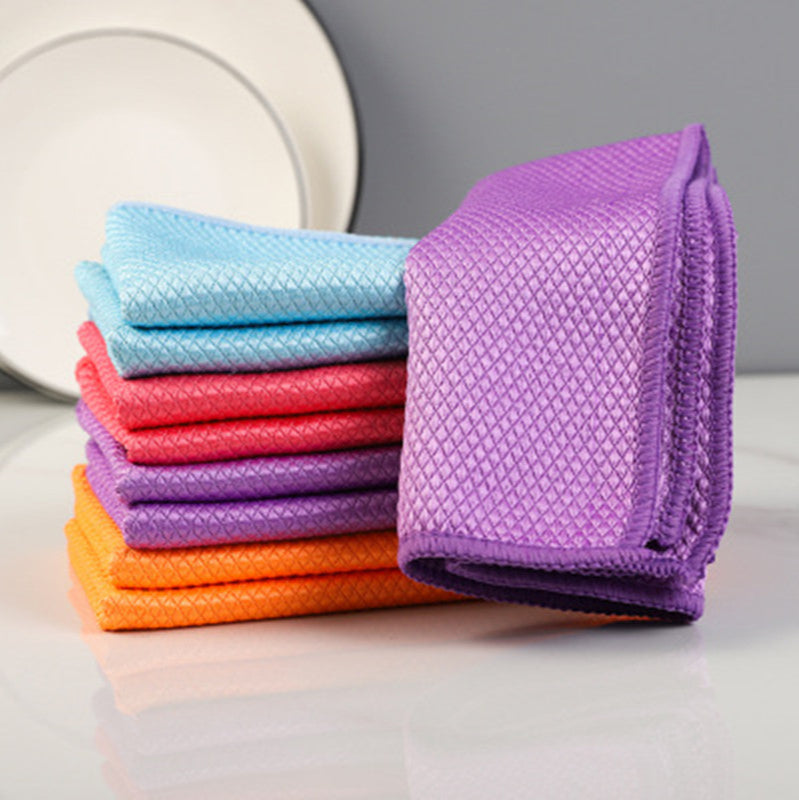 Microfibre gaufrée pour vitre
