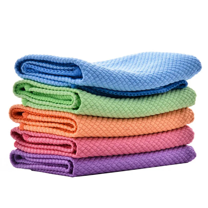 Microfibre gaufrée pour vitre