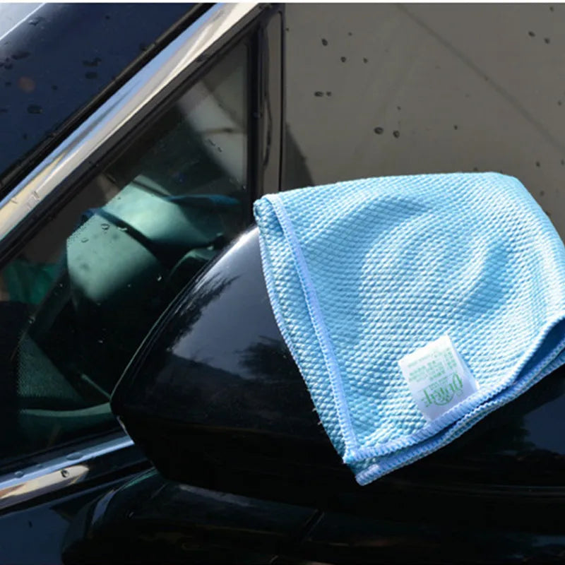 Microfibre gaufrée pour vitre